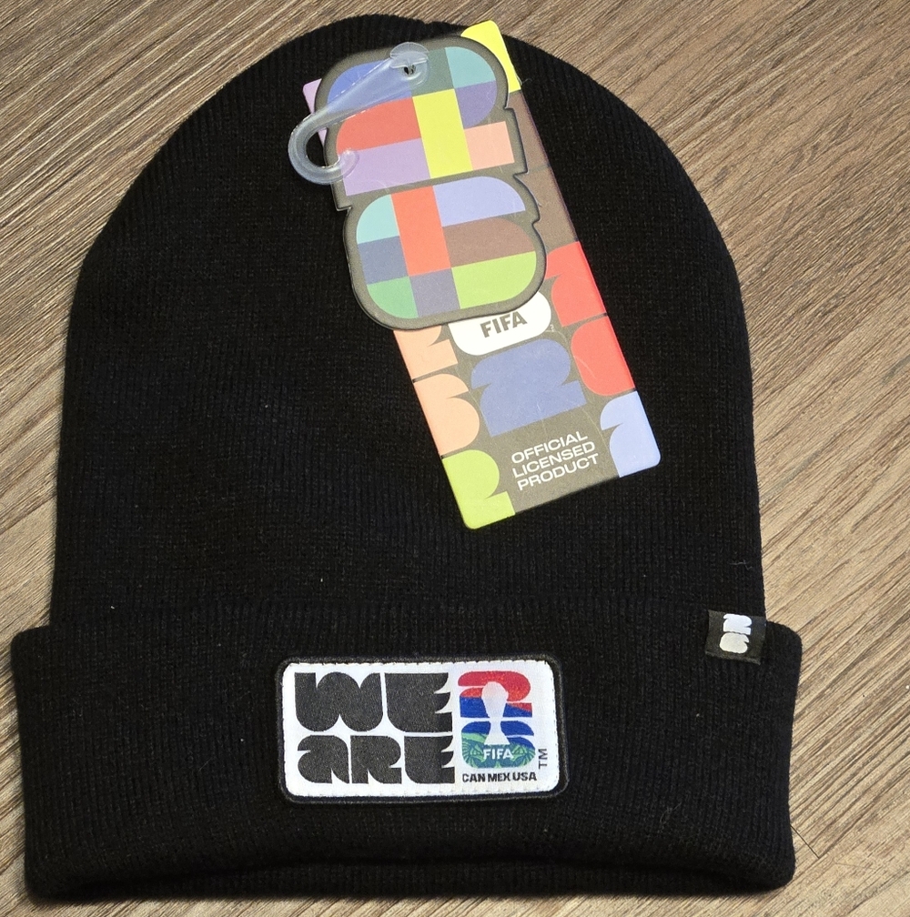 FIFA We Are Black Knit Beanie
